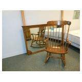 rocking chiar and mirror 