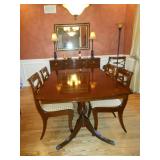 dining room table and chairs