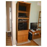 shelves and electronics 