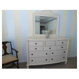 dresser and mirror 
