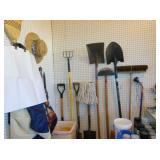 shovels mops and brooms