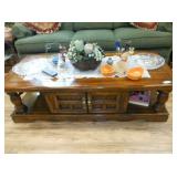 coffee table and sofa