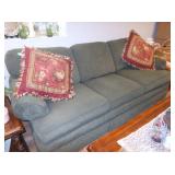 sofa and throw pillows 
