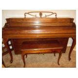 wurlitzer piano and bench 
