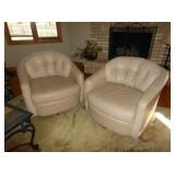 swivel barrel chairs 