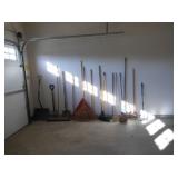 rakes and shovels 