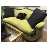 Vintage reupholstered sofa