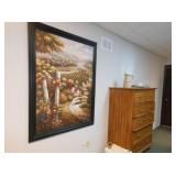 chest of drawers and oil