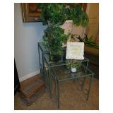 nesting tables and plants 