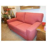 red sofa 
