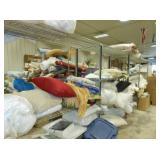 pillows and fabric 