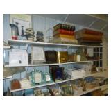 picture frames and books 