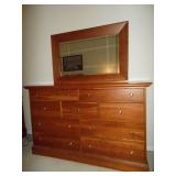dresser and mirror 