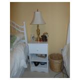 night stand and lamp 