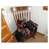 chair and purses