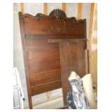 antique full size bed head board