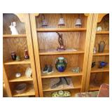 display cabinet with home decor