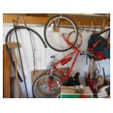 bike and more garage items 
