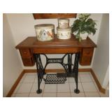 vintage sewing table 