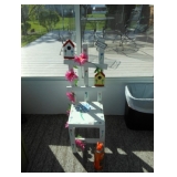 outdoor decor (hand painted decorative chair)