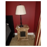 night stand and lamp 