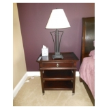 night stand and lamp 