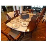 dining room table and chairs 