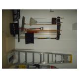 ladder and yard tools