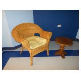 wicker chair