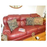 leather sofa