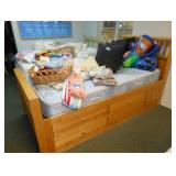 twin bed with storage