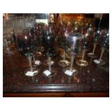 hand painted wine glasses