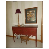 hall table and picture 