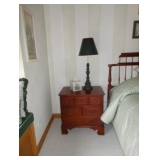 night stand and lamp 