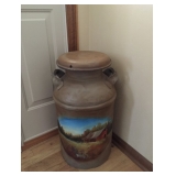large antique canister 