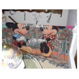 mickey mouse and minnie mouse blanket 
