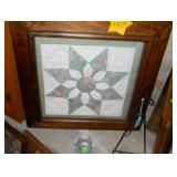 framed quilting square 