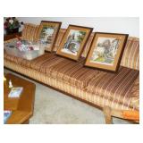 sofa and paintings 
