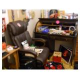 desk and office chair 