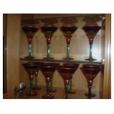 painted martini glasses 