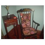 rocking chair and accent table 
