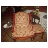 chair with matching ottoman 