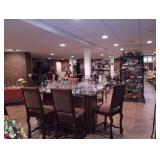 crystal and bar chairs 