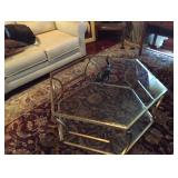 glass top coffee table 