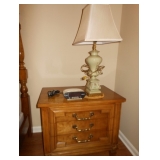 night stand and lamp 