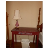 night stand and lamp 