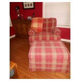 arm chair and ottoman 