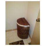 wicker laundry hamper 