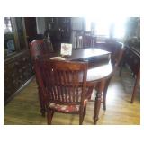 dining room table and chairs 