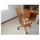 desk and office chair 